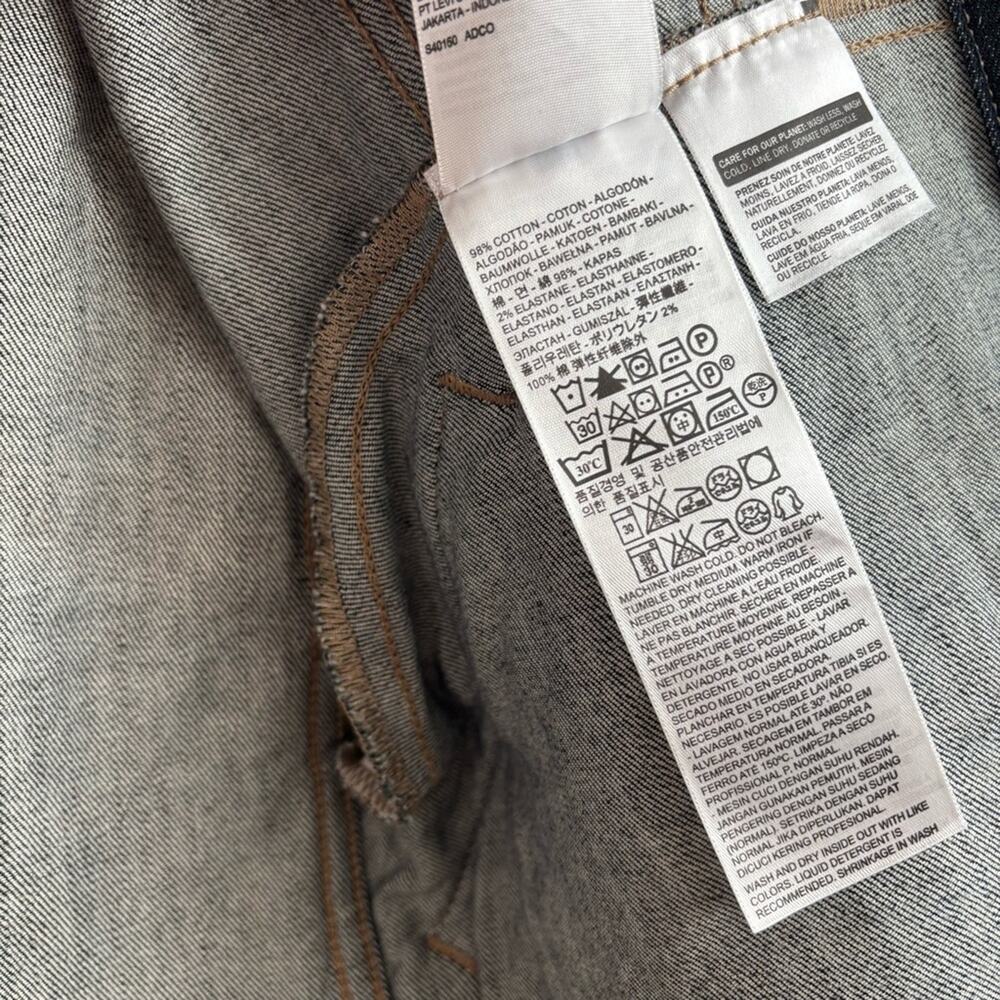 Levi's Dark Wash Denim Jean Jacket Men’s XL - Picture 11 of 11